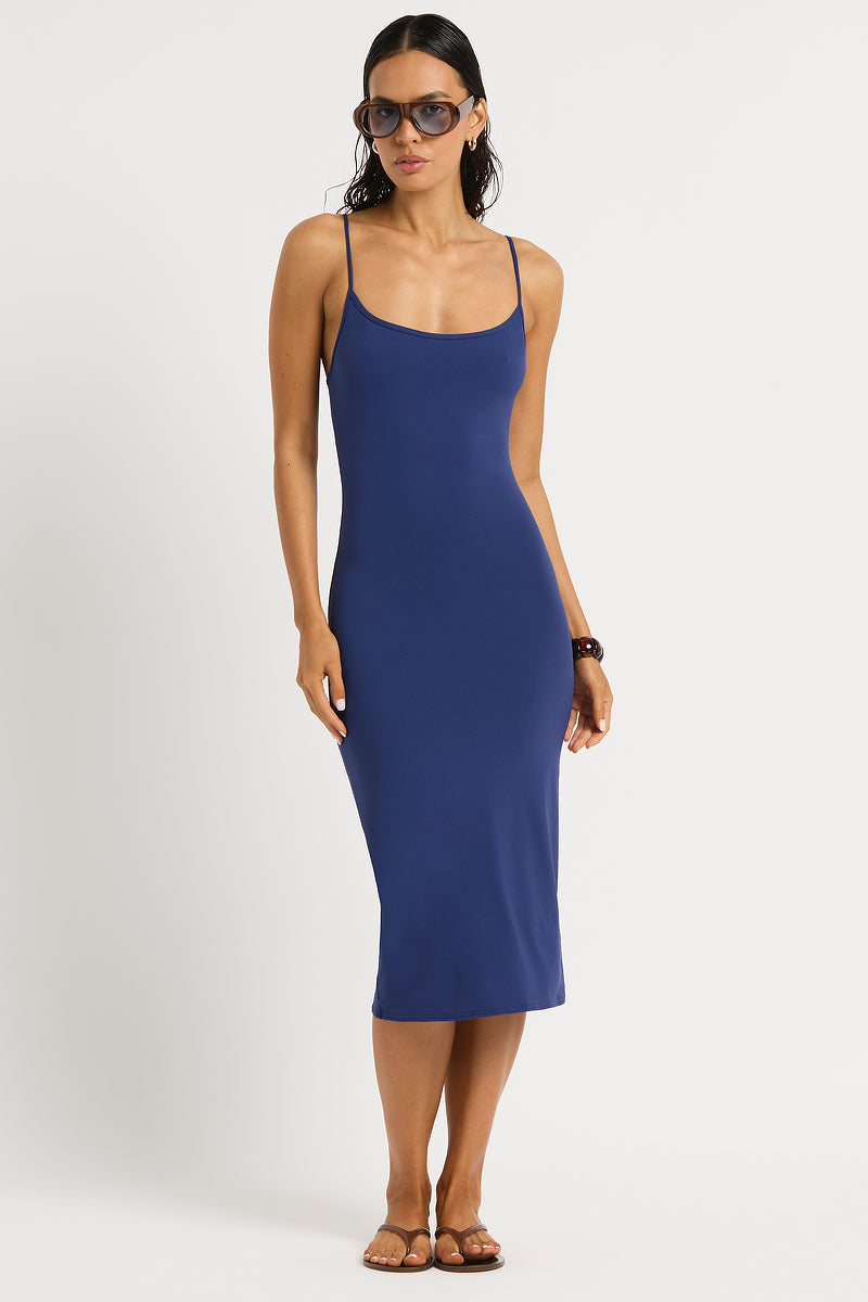 indigo midi dress Orla Midi Dress, Indigo / XS/S