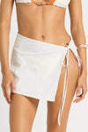Hazel Wrap Mini Skirt in  | bond-eye swim