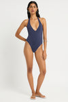 Andrea One Piece in Mid Blue / Nocturne - Giovanna Front