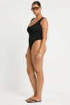 Curve Mara One Piece in Black - Amanda Side