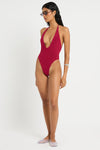 Alaia One Piece in Wine - Giovanna Side