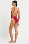 Ring Mara One Piece in Wine - Giovanna Back