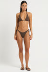 Beaded Sofie Triangle in Cocoa - Nina Front