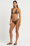 Beaded Sofie Triangle in Cocoa - Nina Front 2