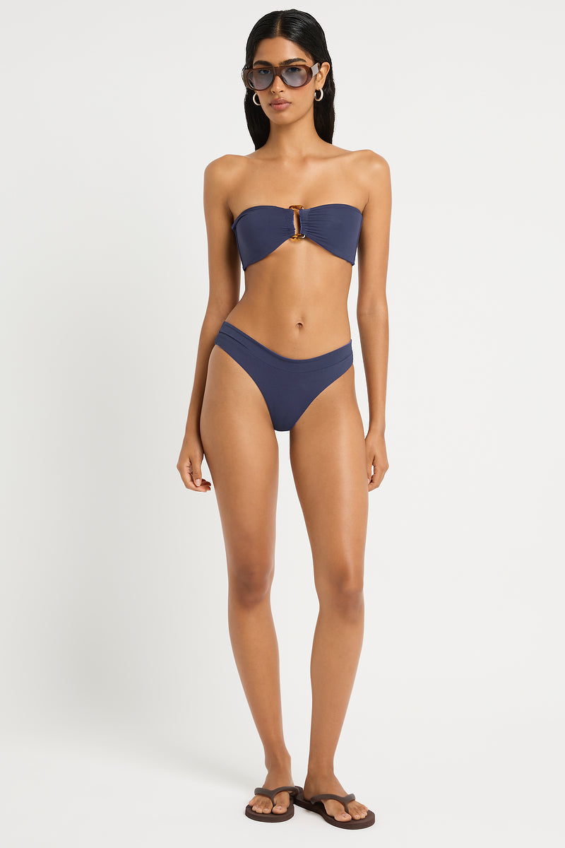 Rio Brief in Mid Blue / Nocturne - Giovanna Front, Nocturne reverse side