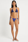Tegan Triangle in Mid Blue / Nocturne - Giovanna Front