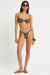 Gemma Brief in Black / Sandstone - Giovanna Front