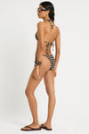 Isla Triangle in Black / Sandstone - Giovanna Back Alternate