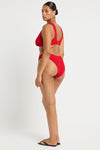 Curve Scout Crop in Baywatch Red - Amanda Back