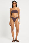 Crista Brief in Papillon / Fig - Giovanna Front, Fig reverse side