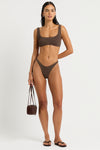Malibu Crop in Cocoa - Nina Front