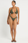Curve Sofie Triangle in Khaki - Amanda Front