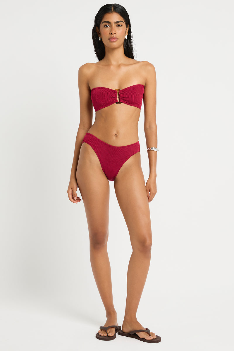 Olivia Brief in Wine - Giovanna Front