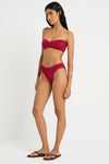Olivia Brief in Wine - Giovanna Side