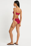 Brooklyn Bandeau in Wine - Giovanna Back
