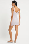 Gabriella Mini Dress in Chrome - Giovanna Back