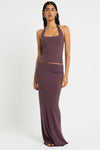 Rhiannon Top in Papillon / Fig - Giovanna Front, Fig reverse side