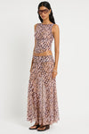 Ottie Maxi Skirt in Papillon - Giovanna Side
