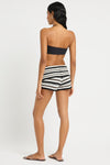 Nevaeh Short in Black / Sandstone / White - Giovanna Back