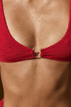 Maven Crop in Baywatch Red - Nina Campaign 1
