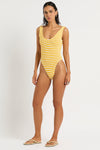 Mara One Piece in Saffron - Nina Side