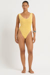 Mara One Piece in Saffron - Yaz Front