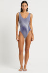 Mara One Piece - Navy/White