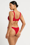 Sinner Brief in Baywatch Red Recycled