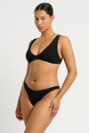 Scout Crop in Black Recycled