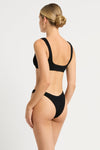 Scout Crop in Black Recycled