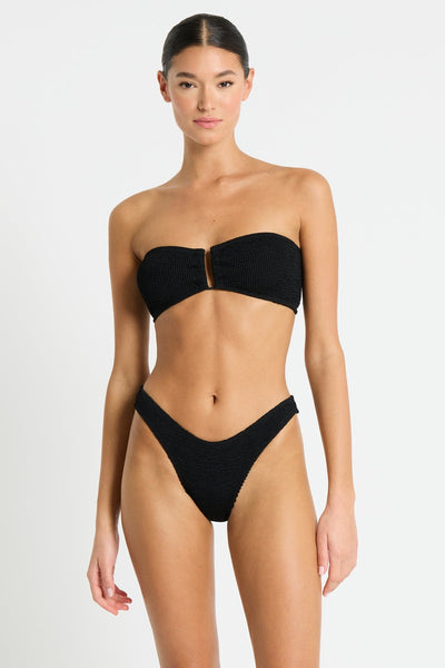 Blake Bandeau Eco in Black Eco bond-eye swim