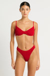 Gracie Balconette in Baywatch Red Recycled