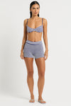 Gracie Balconette - Navy/White