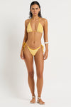 Ingrid Triangle in Saffron - Nina Side