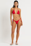 Ingrid Triangle in Baywatch Red - Nina Front