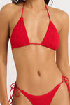 Ingrid Triangle in Baywatch Red - Nina Alternate