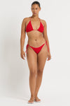 Tie Side Vista Brief in Baywatch Red - Yaz Front