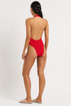 Ava One Piece in Baywatch Red - Nina Back