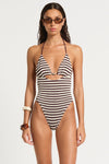 Beaded Fowler One Piece in  | bond-eye swim