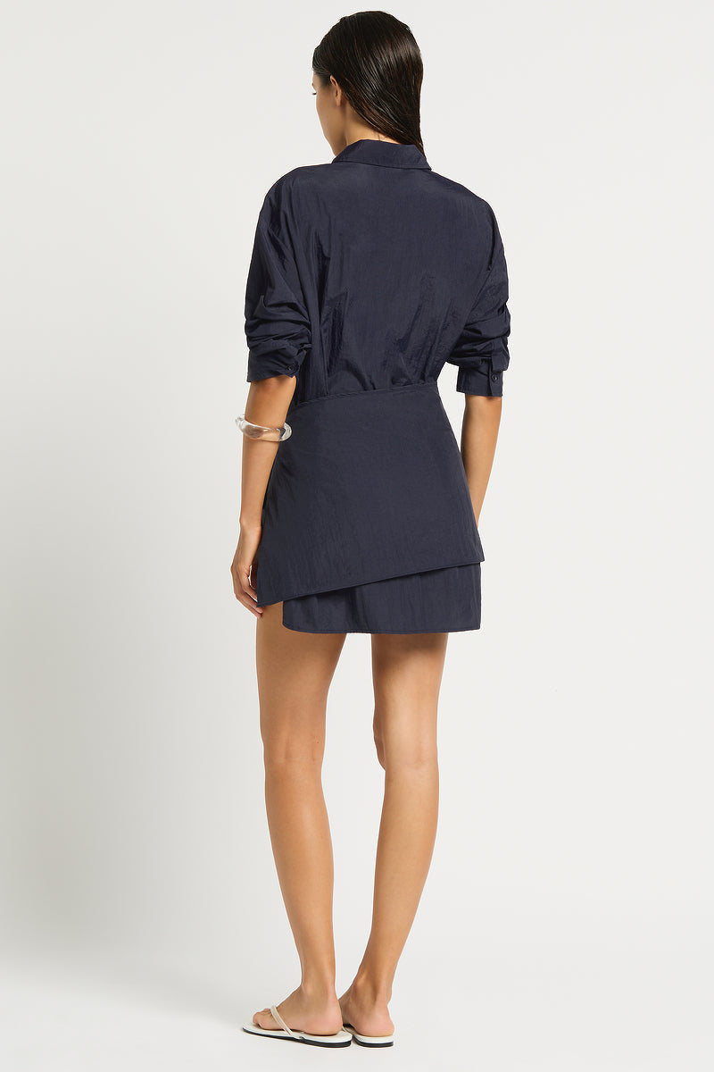 Hazel Wrap Mini Skirt in  | bond-eye swim