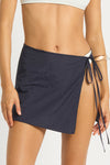 Hazel Wrap Mini Skirt in  | bond-eye swim