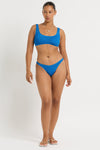 Malibu Crop in Blue Topaz - Yaz Front