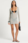 Rowan Long Sleeve Mini Dress in  | bond-eye swim