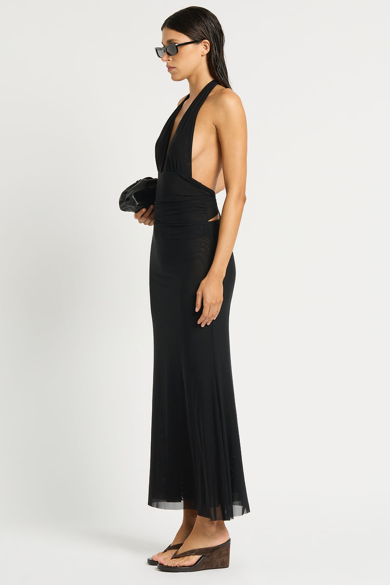 alessia maxi dress Alessia Maxi Dress - Black mesh