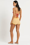 Ozzy Shorts in Saffron / White - Nina Back