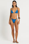 Idris Triangle in Blue Topaz - Nina Front