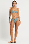 Ring Edwards Crop in Teal & White - Nina Front