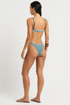Ring Edwards Crop in Teal & White - Nina Back