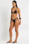Beaded Tie Side Vista Brief in Black - Nina Side
