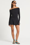 Nixi Long Sleeve Mini Dress in  | bond-eye swim